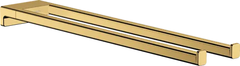 AddStoris Рушникотримач 44.5 см подвійний нерухомий, Polished Gold Optic (41770990)