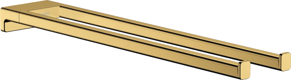 AddStoris Рушникотримач 44.5 см подвійний нерухомий, Polished Gold Optic (41770990)