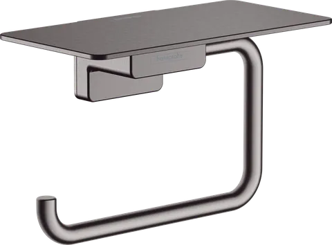 AddStoris Тримач паперу з полицею, Brushed Black Chrome (41772340)
