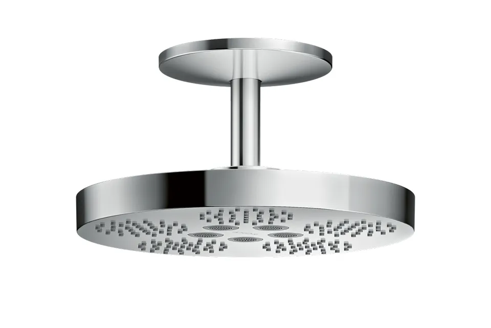 Верхній душ Axor One 280 2jet зі стельовим кронштейном 211 мм, Chrome (48494000)