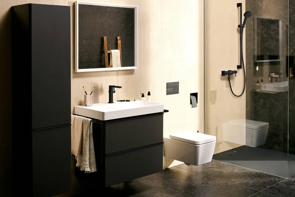 Душовий набір Pulsify Select Relaxation 105 3jet 90 см Matt Black (24170670) — фото 2
