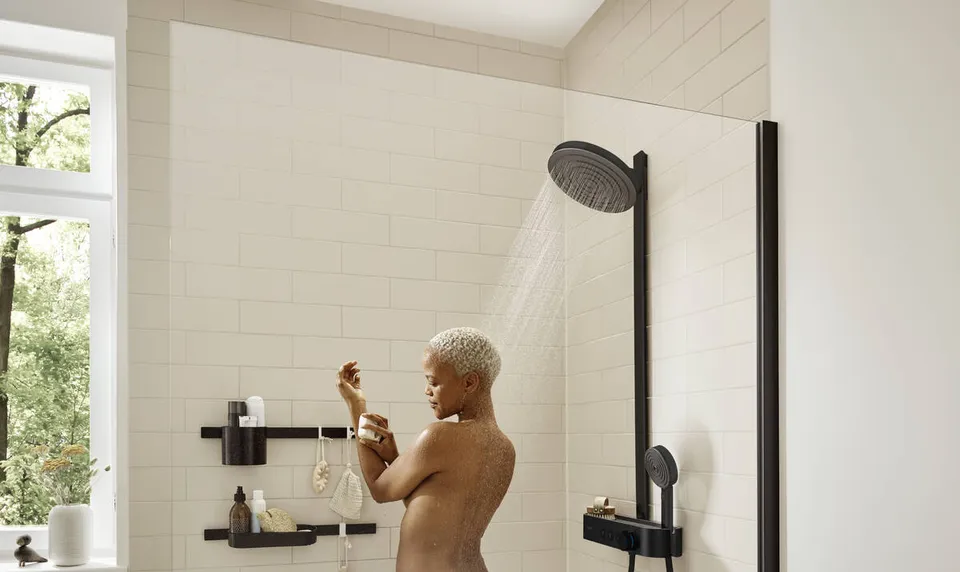 Душова система Pulsify S Showerpipe 260 2jet 400 EcoSmart, Matt Black (24241670) — фото 3