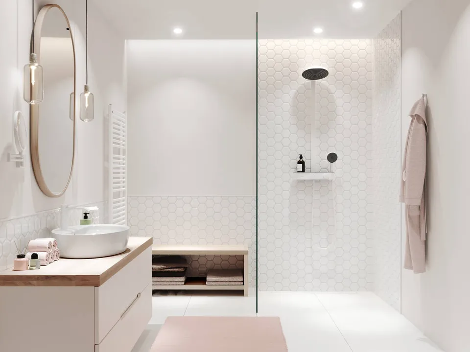 Душова система Pulsify S Showerpipe 260 2jet 400 EcoSmart, Matt White (24241700) — фото 3