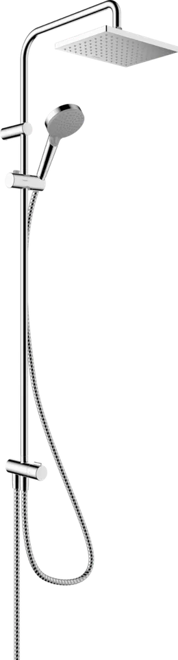 Душова система Vernis Shape Showerpipe 230 1jet Reno без змішувача, Chrome (26282000)