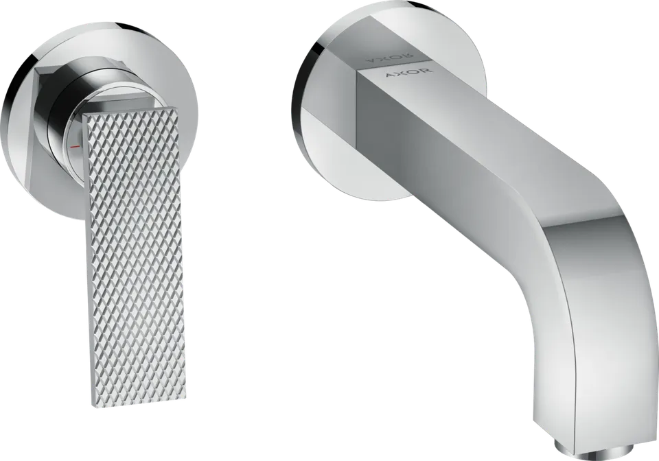 Змішувач Axor Citterio 220 Lever rhombic cut для умивальника зі стіни, Chrome 39181000