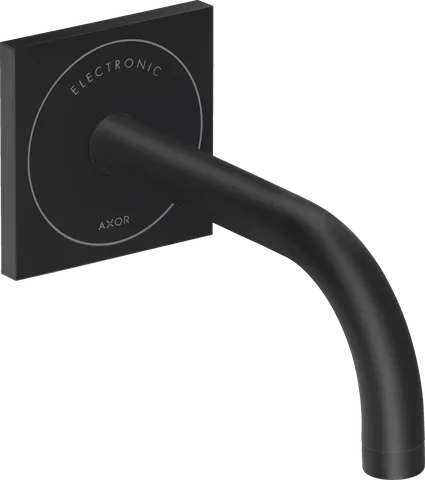 Змішувач AXOR Uno 165 для умивальника зі стіни електронний 230V, Matt Black (38119670)