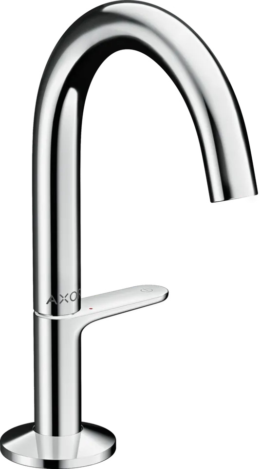 Змішувач AXOR One Select 140 для умивальника з донним клапаном push-open, Chrome (48010000)