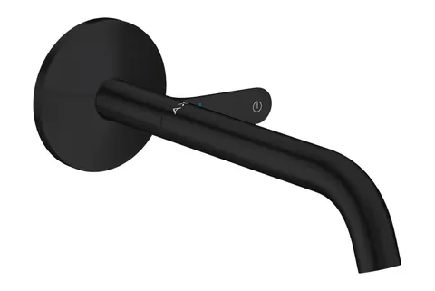 Змішувач AXOR One Select 220 для умивальника зі стіни, Matt Black (48112670)