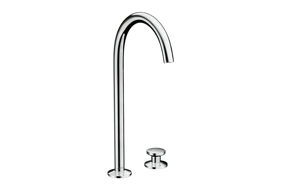Змішувач AXOR One Select 260 для умивальника на 2 отвори з донним клапаном push-open, Chrome (48060000)