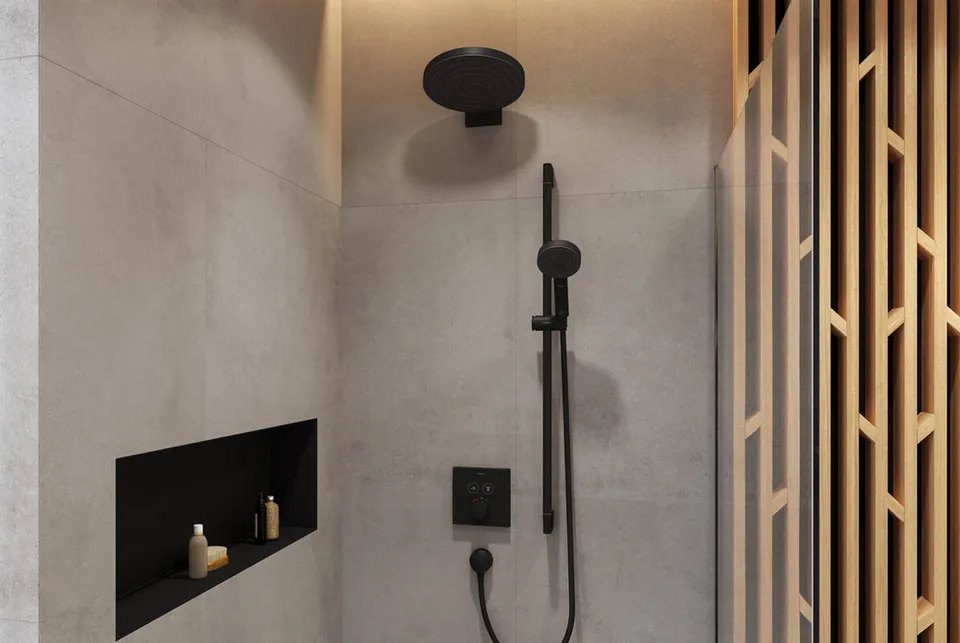 Кронштейн для верхнього душу Pulsify 260, Matt Black (24149670) — фото 2