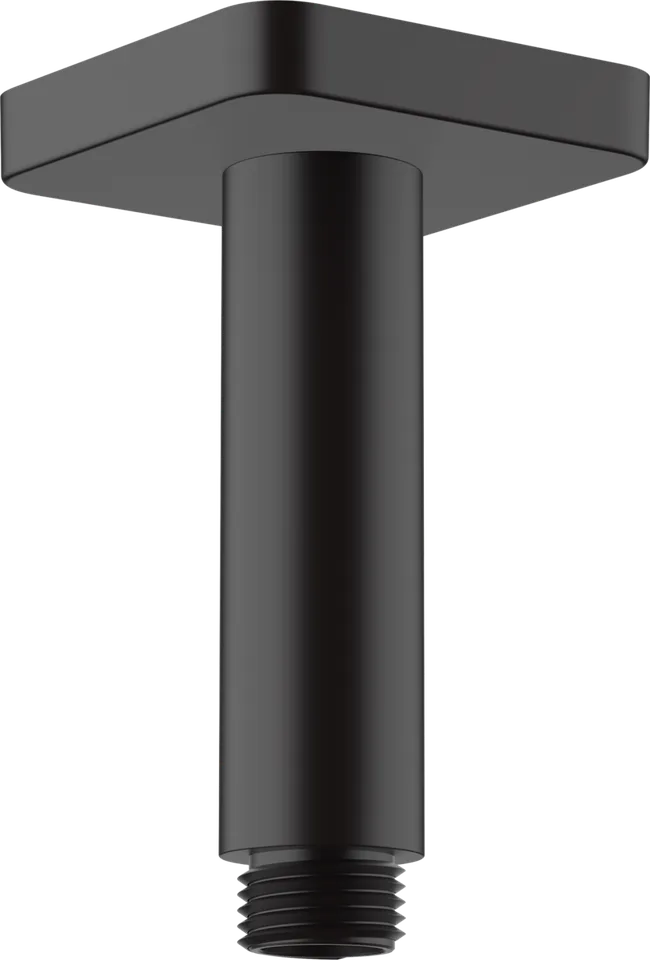 Кронштейн для верхнього душу зі стелі Vernis Shape 100 мм Matt Black (26406670)