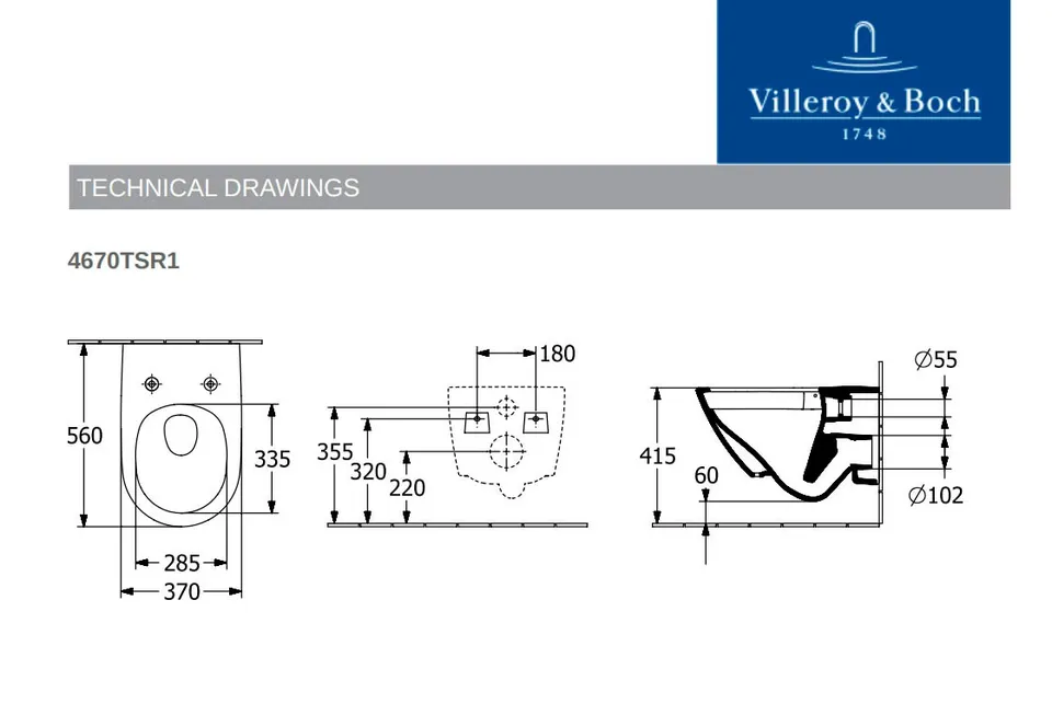 SUBWAY 3.0 Унітаз підвісний Rimless TwistFlush 56 см CeramicPlus + сидіння 8M42S101 (4670TSR1) — фото 5
