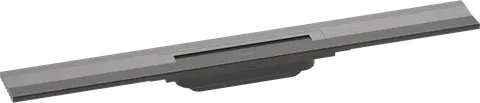 Верхня частина "RainDrain Flex" для душового трапу (пристінна) 700 мм, Brushed Black Chrome (56050340)