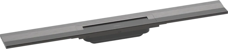Верхня частина "RainDrain Flex" для душового трапу (пристінна) 700 мм, Brushed Black Chrome (56050340)