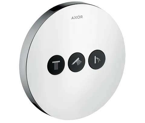 Запірно-перемикаючий вентиль AXOR ShowerSelect S на 3 функції, Chrome (36727000)