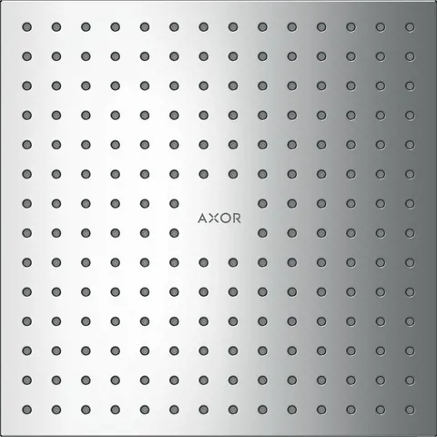 Верхній душ Axor 250х250 2jet, монтаж зі стелі, Chrome (35313000)