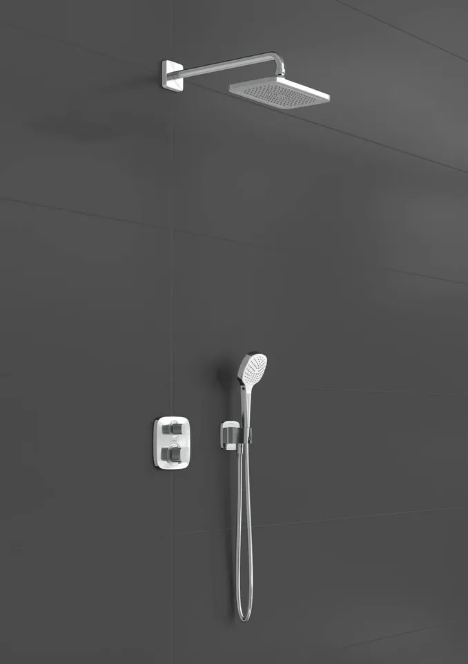Душовий комплект Croma E 280 1jet Ecostat E 7в1 (27953000) Chrome — фото 2