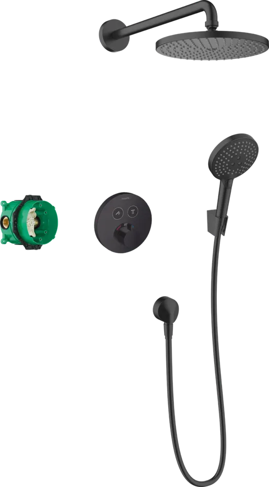 Душова система прихованого монтажу Raindance S 240 1jet ShowerSelect S 8 в1 (27959670), Matt Black