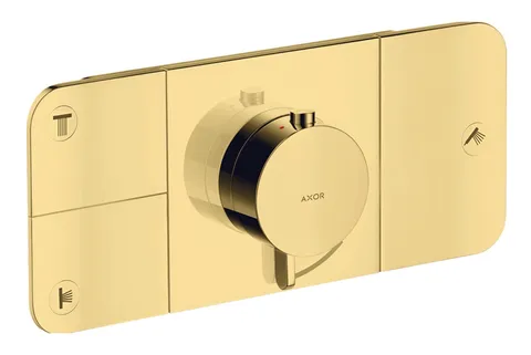 Термостат для 3-х споживачів Axor One, Polished Gold Optic 45713990