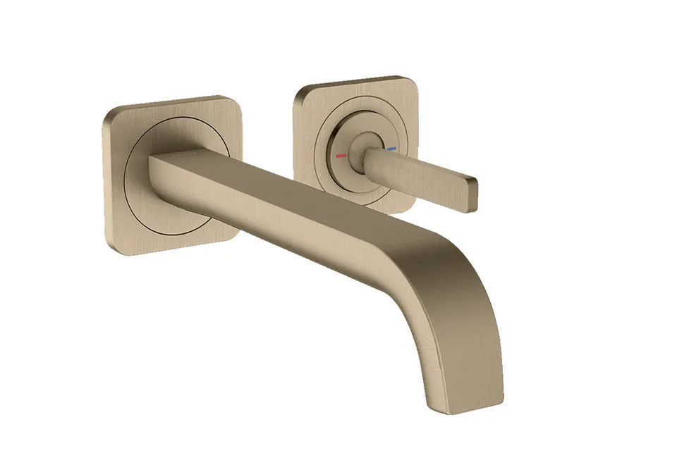 Змішувач Axor Citterio E 221 для умивальника зі стіни, Brushed Nickel 36106820