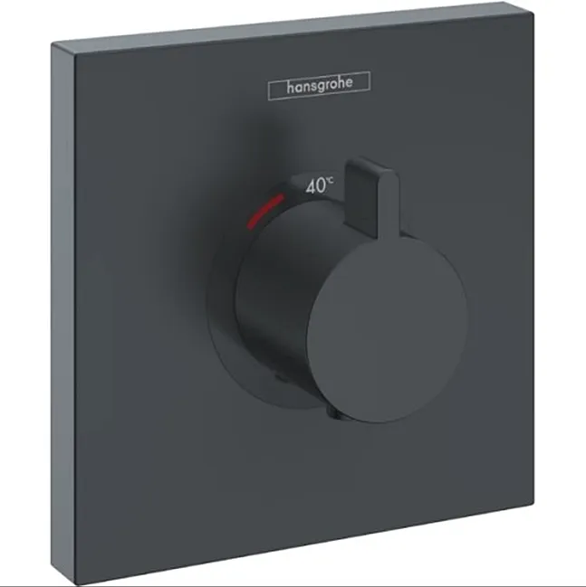 Термостат прихованого монтажу ShowerSelect Highﬂow, Matt Black (15760670)