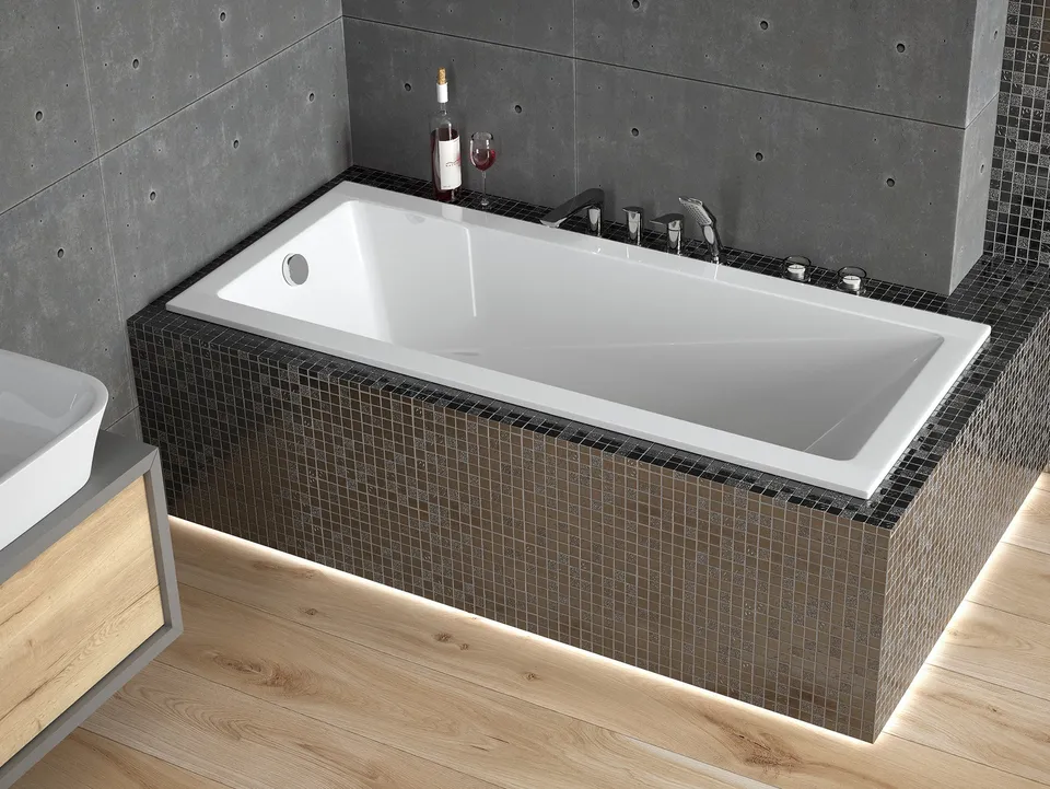 Ванна акрилова MODERN SLIM 180х80 (соло) без ніг — фото 4