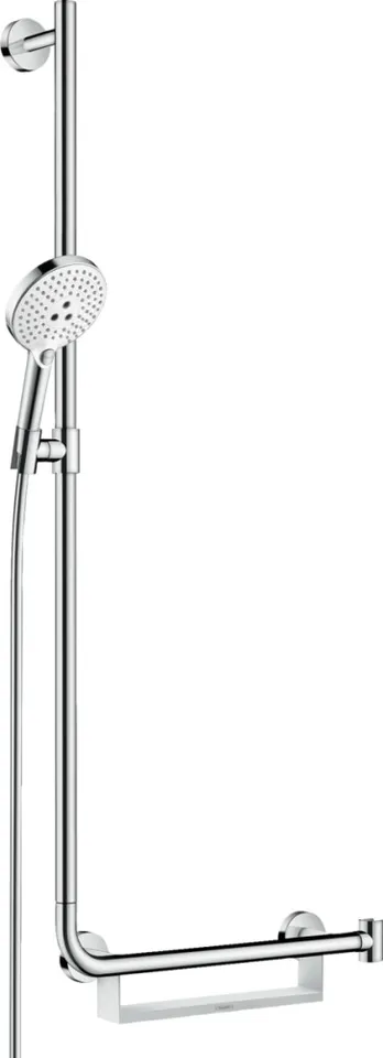 Душовий набір Raindance Select S 120/110 см 3Jet Left White/Chrome (26325400)
