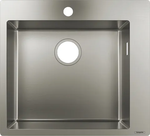 Кухонна мийка S711-F450 на стільницю 1x35d 550х500 Stainless Steel (43301800)