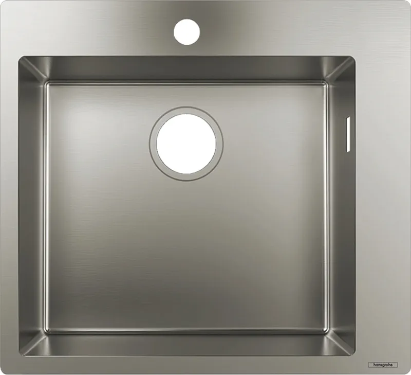 Кухонна мийка S711-F450 на стільницю 1x35d 550х500 Stainless Steel (43301800)