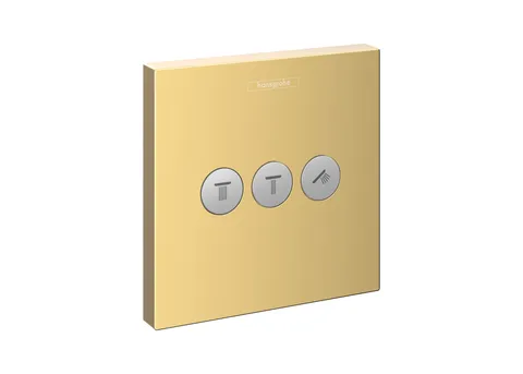 Перемикач ShowerSelect на 3 клавіші Polished Gold Optic (15764990)