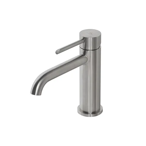 ROUND INOX, Змішувач для умивальника h167 мм, brushed stainless steel (100283347)