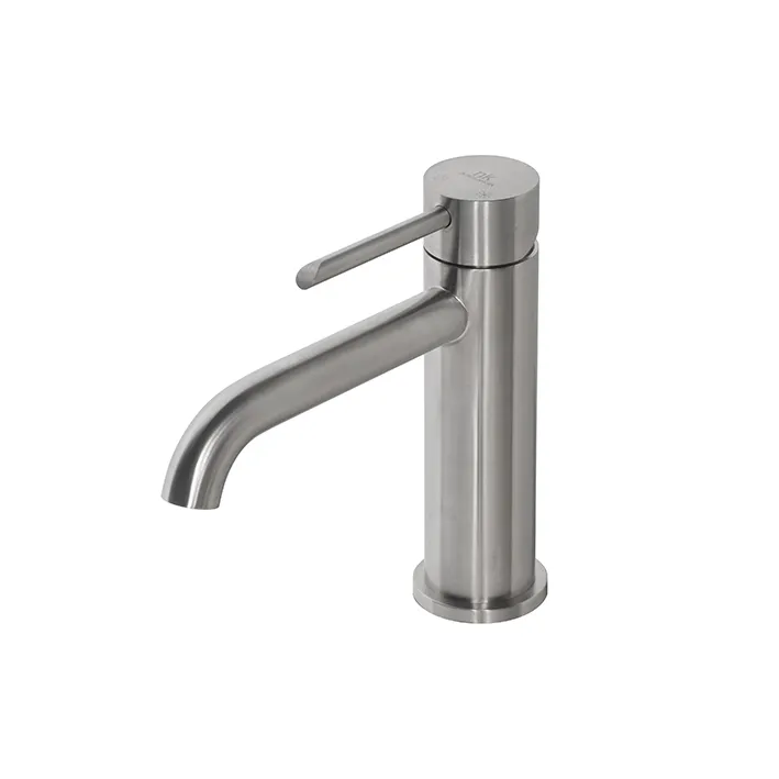 ROUND INOX, Змішувач для умивальника h167 мм, brushed stainless steel (100283347)