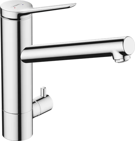 Змішувач Zesis M33 200 1jet кухонний з запірним клапаном (74808000) Chrome