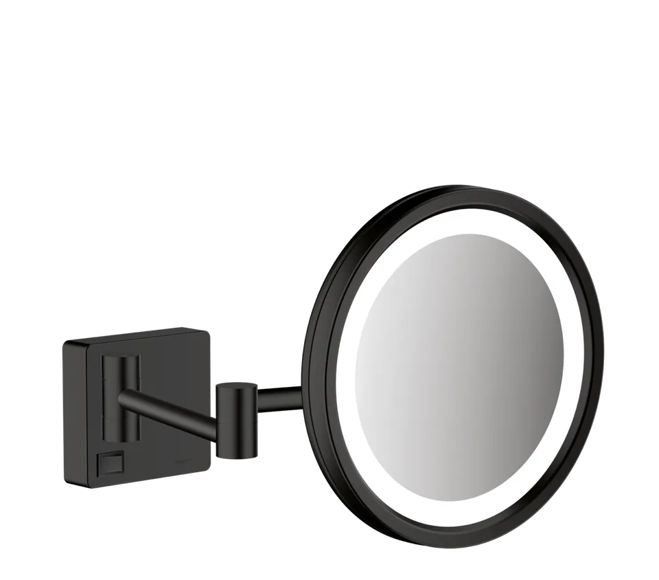AddStoris Дзеркало для гоління з LED освітленням, Matt Black (41790670)