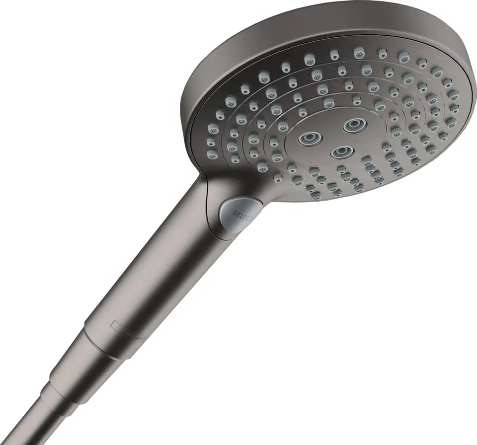 Ручний душ Raindance Select S PowderRain 120 3jet P (26014340), Brushed Black Chrome