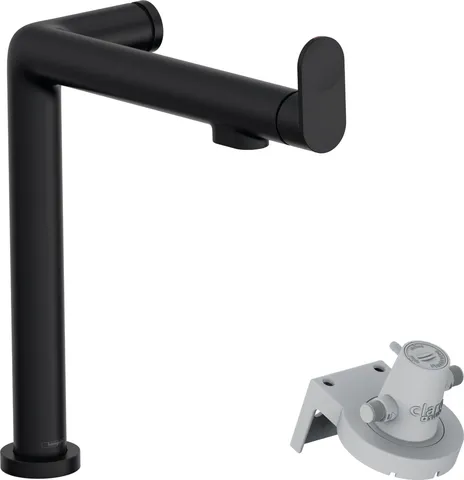 Змішувач Aqittura M91 FilterSystem 240 1jet кухонний, Matt Black (76804670)