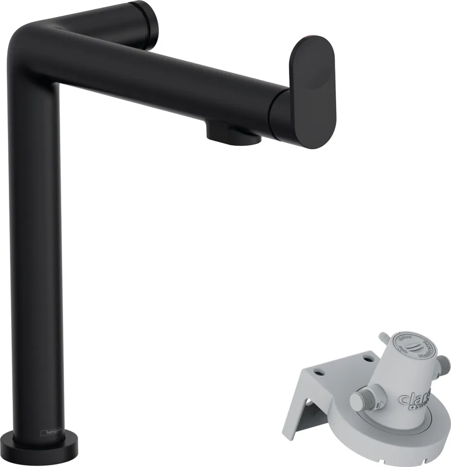 Змішувач Aqittura M91 FilterSystem 240 1jet кухонний, Matt Black (76804670)