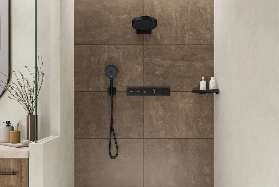 Шлангове під'єднання FixFit Porter Q з тримачем, Matt Black (26887670) — фото 2