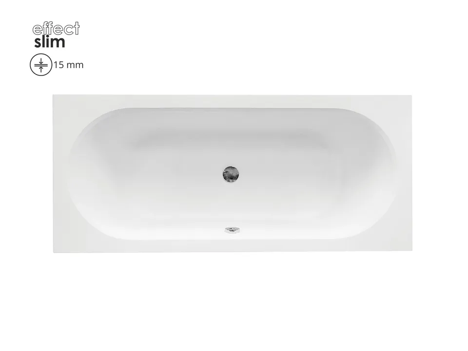 Ванна акрилова VITAE SLIM 180х80 (соло) без ніг
