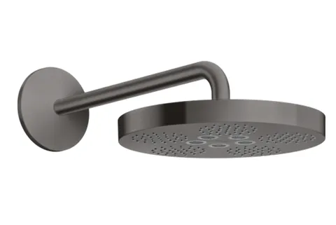 Верхній душ Axor One 280 1jet зі стіновим кронштейном, Brushed Black Chrome (48491340)