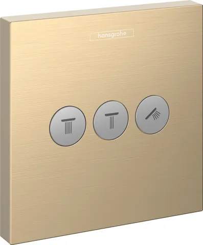 Перемикач ShowerSelect на 3 клавіші Brushed Bronze (15764140)