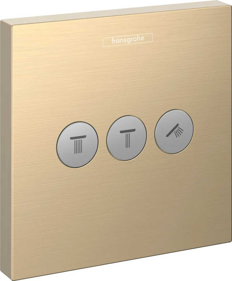 Перемикач ShowerSelect на 3 клавіші Brushed Bronze (15764140)