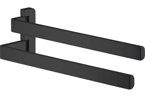 Рушникотримач AXOR Universal 409 мм настінний подвійний Matt Black 42821670