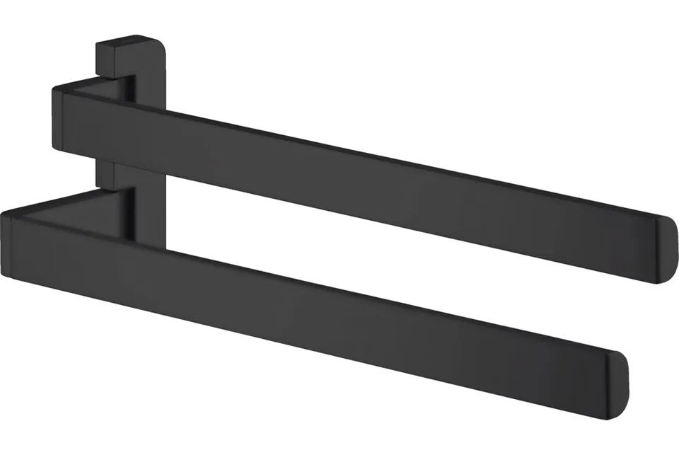 Рушникотримач AXOR Universal 409 мм настінний подвійний Matt Black 42821670