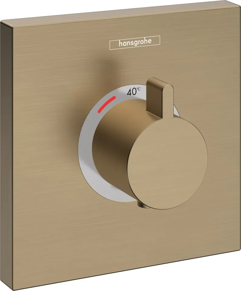 Термостат прихованого монтажу ShowerSelect Highﬂow, Brushed Bronze (15760140)
