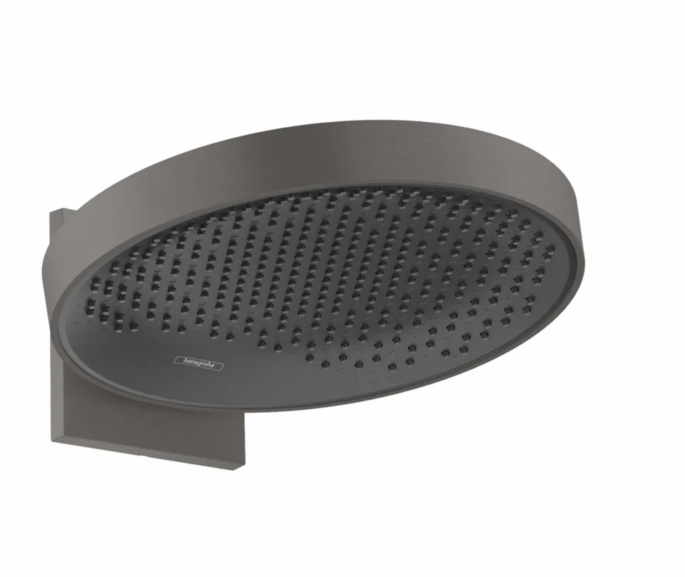 Верхній душ Rainfinity 360 1jet з тримачем, Brushed Black Chrome (26230340)