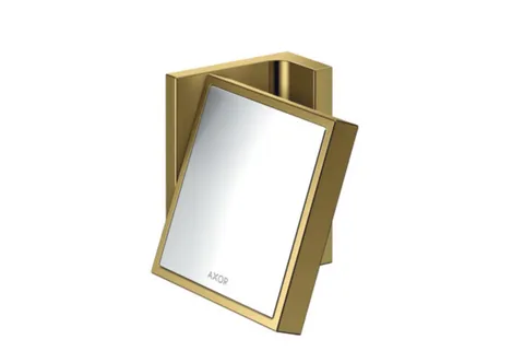 Дзеркало для гоління Axor Universal Rectangular, Polished Gold Optic (42649990)