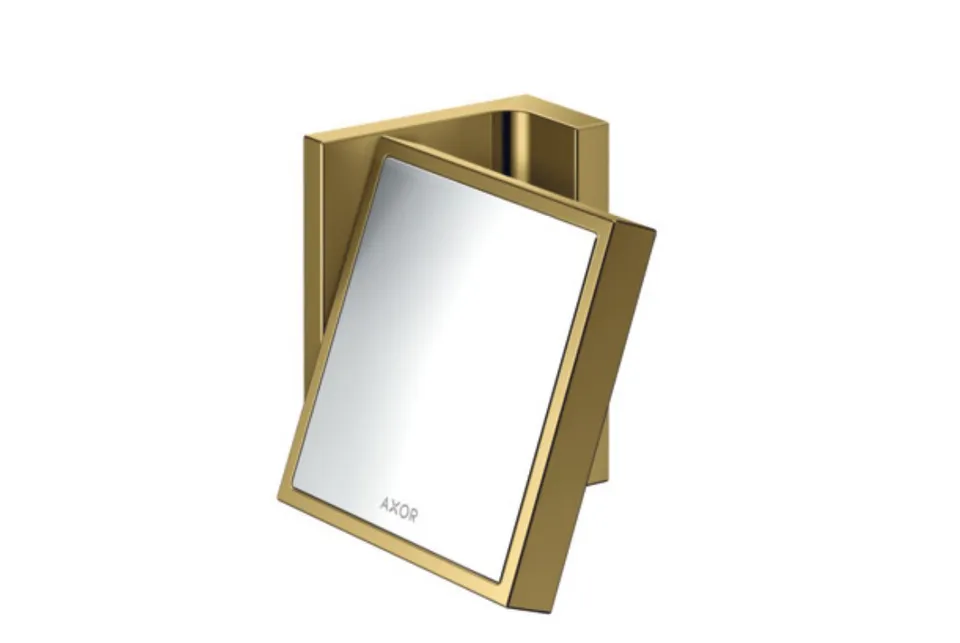 Дзеркало для гоління Axor Universal Rectangular, Polished Gold Optic (42649990)