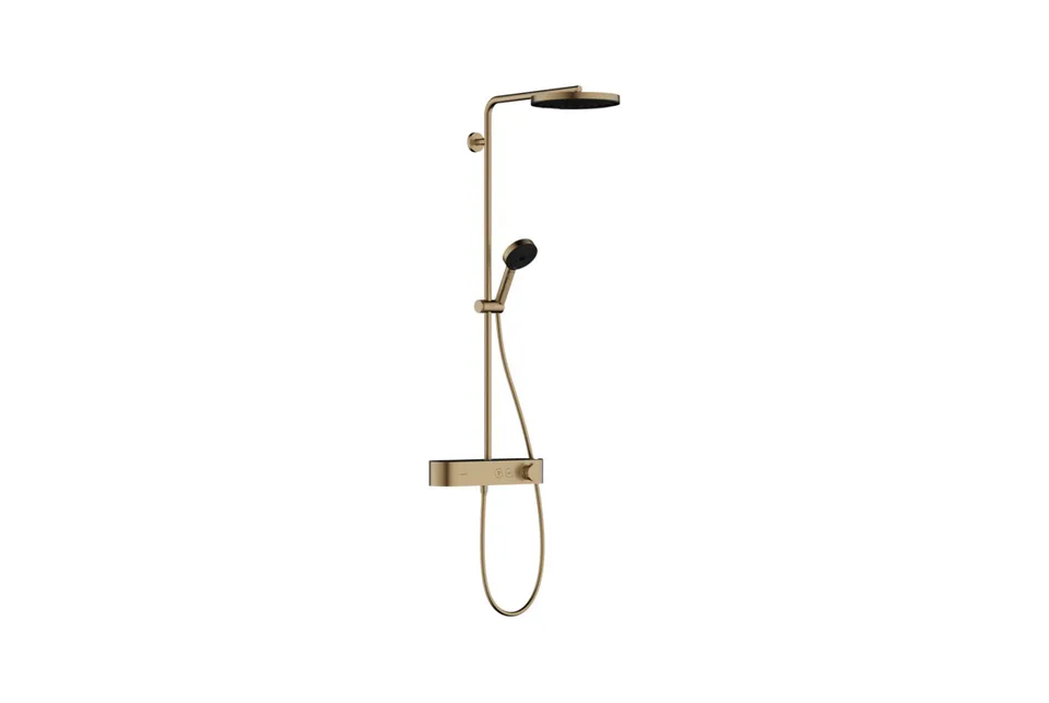 Душова система Pulsify S Showerpipe 260 1jet 400, Brushed Bronze (24220140)