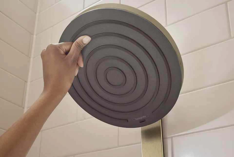 Душова система Pulsify S Showerpipe 260 2jet 400 EcoSmart, Brushed Bronze (24241140) — фото 2
